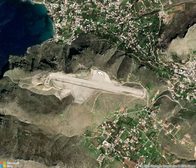 Взлётно-посадочная полоса Kalymnos Island National Airport