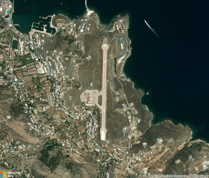 Взлётно-посадочная полоса Syros Island National Airport