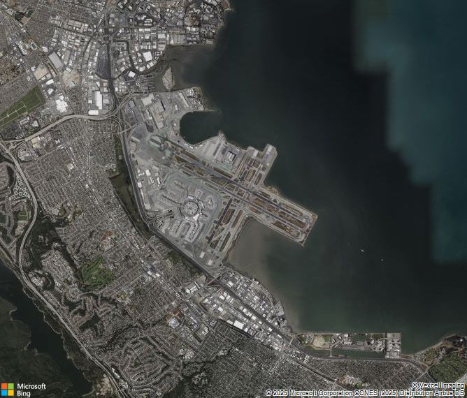 Взлётно-посадочная полоса San Francisco International Airport