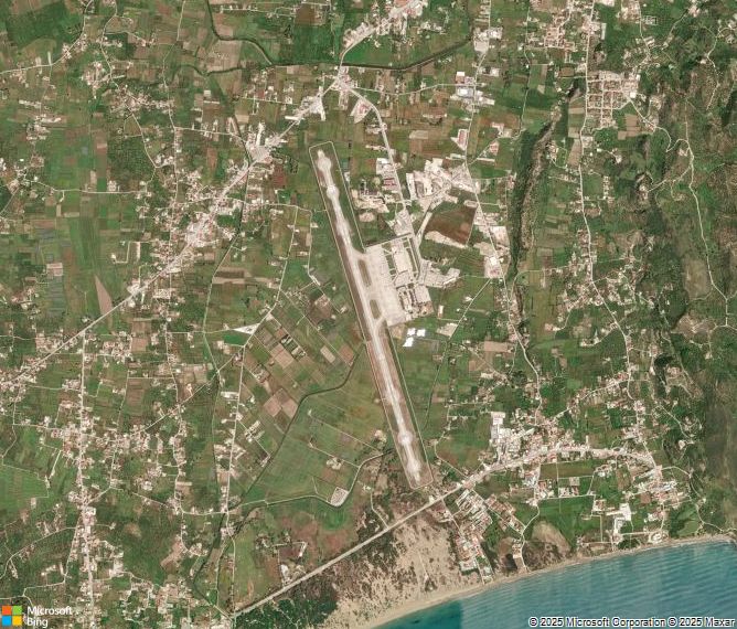 Взлётно-посадочная полоса Zakynthos International Airport