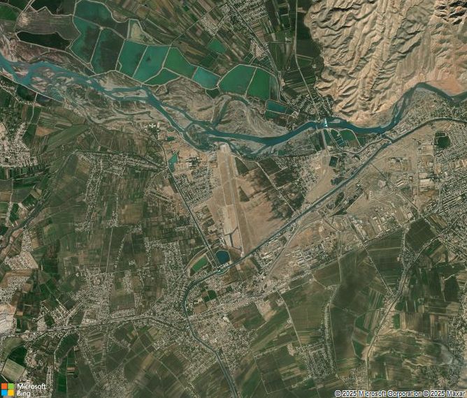 Взлётно-посадочная полоса Bokhtar International Airport