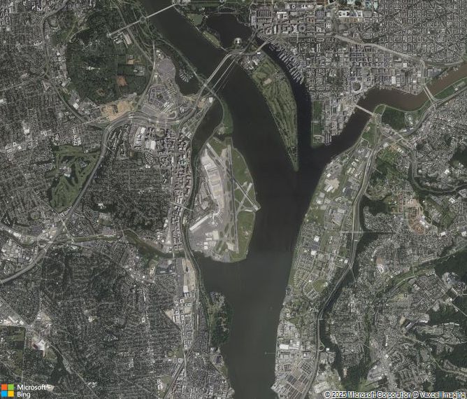 Взлётно-посадочная полоса Washington Ronald Reagan National Airport