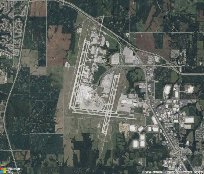 Взлётно-посадочная полоса Kansas City International Airport