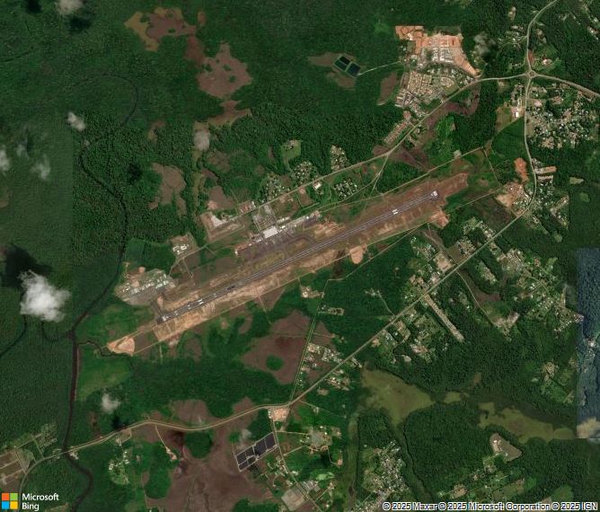 Взлётно-посадочная полоса Cayenne Felix Eboue Airport