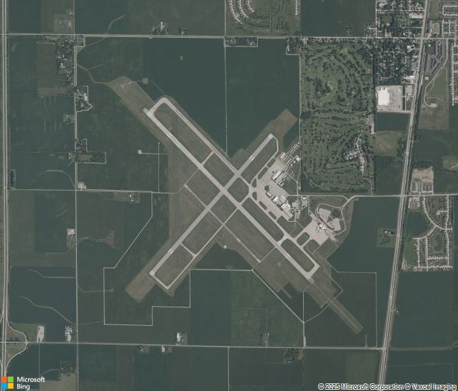 Взлётно-посадочная полоса Champaign University of Illinois Willard Airport