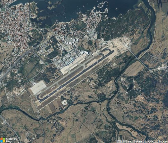 Взлётно-посадочная полоса Olbia Costa Smeralda Airport
