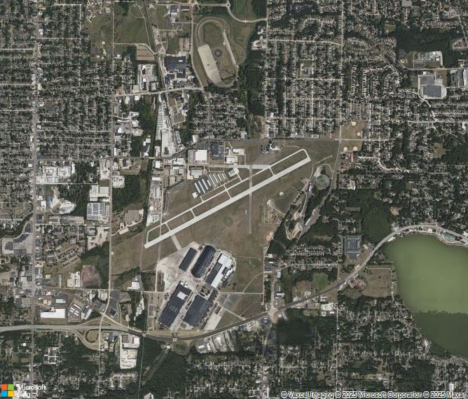 Взлётно-посадочная полоса Akron Fulton International Airport