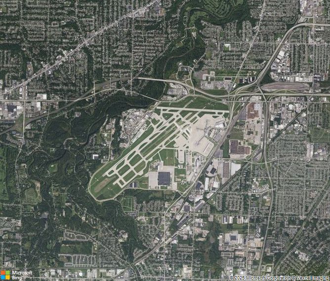 Взлётно-посадочная полоса Cleveland Hopkins International Airport