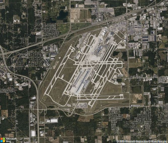 Взлётно-посадочная полоса Detroit Metropolitan Wayne County Airport