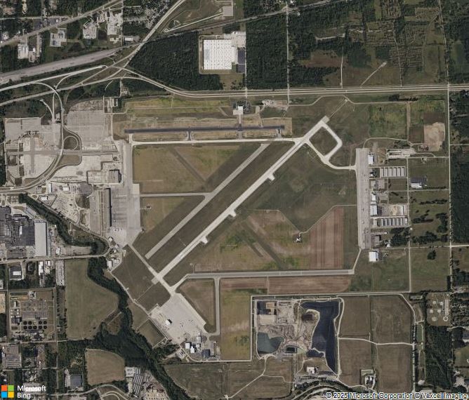 Взлётно-посадочная полоса Detroit Willow Run Airport