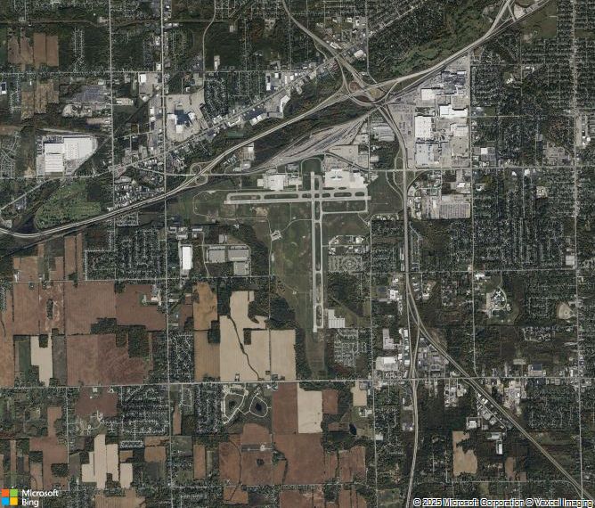 Взлётно-посадочная полоса Flint Bishop International Airport