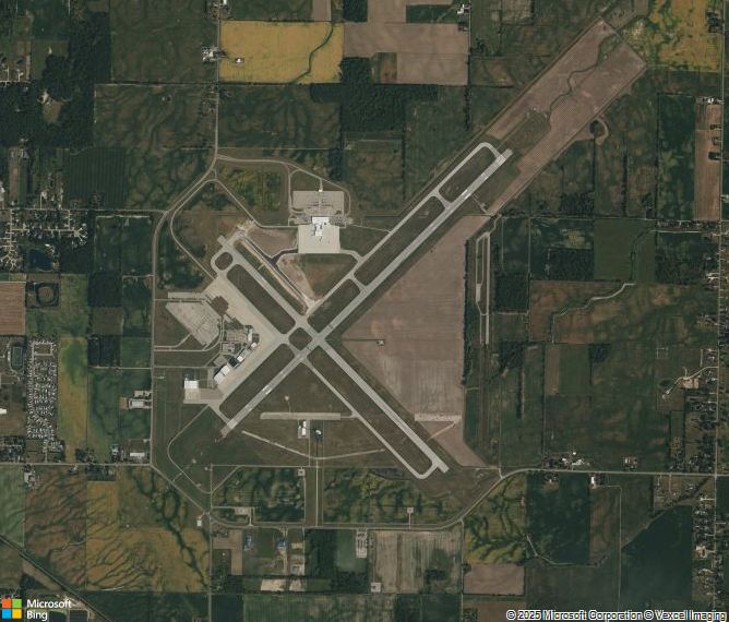 Взлётно-посадочная полоса Saginaw MBS International Airport