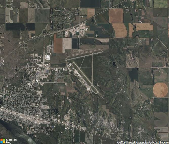 Взлётно-посадочная полоса Pierre Regional Airport