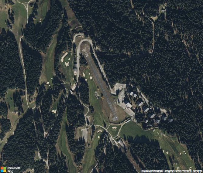 Взлётно-посадочная полоса Meribel Airport