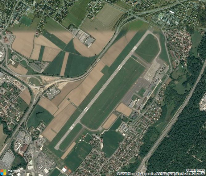 Взлётно-посадочная полоса Annecy Mont Blanc Airport