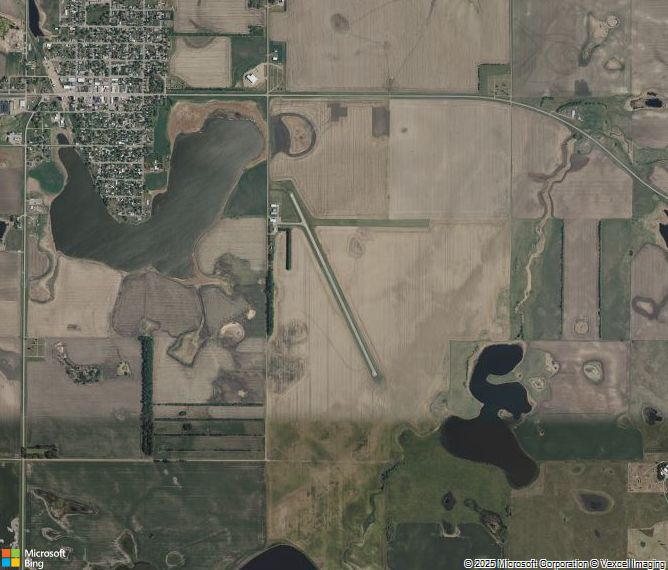 Взлётно-посадочная полоса Ashley Municipal Airport