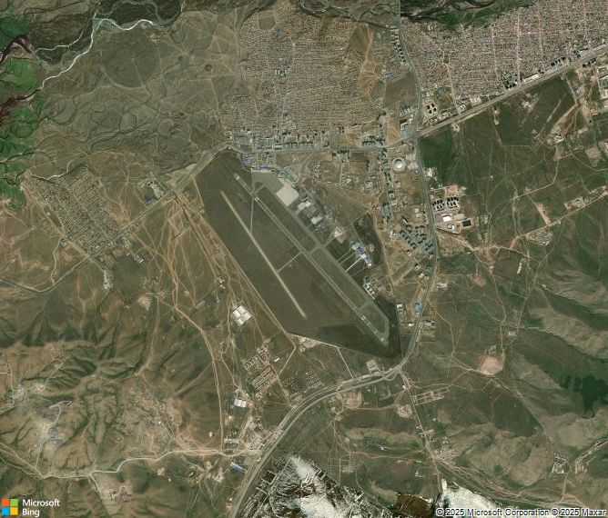Взлётно-посадочная полоса Ulaanbaatar Chinggis Khaan International Airport