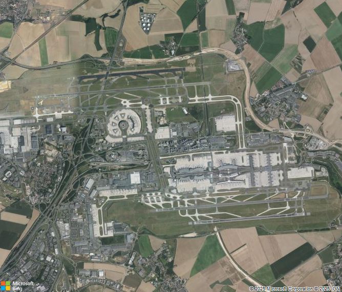 Взлётно-посадочная полоса Paris Charles de Gaulle Airport