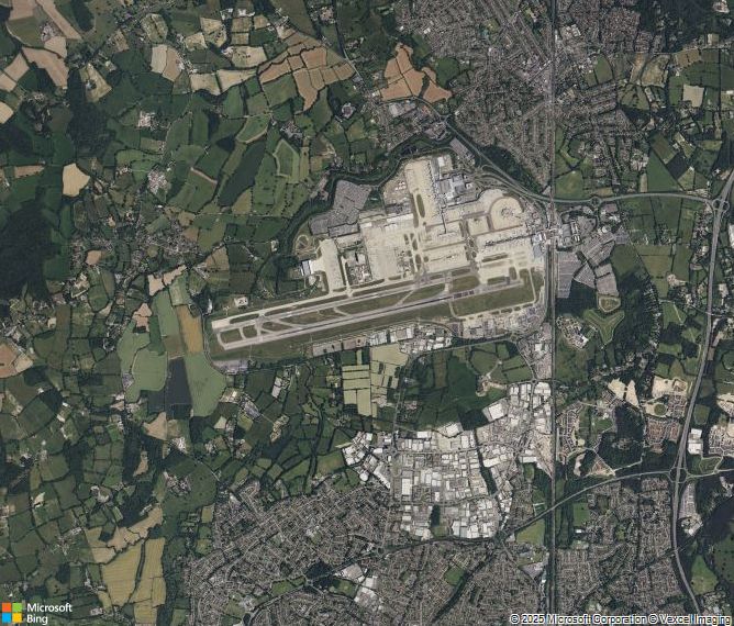 Взлётно-посадочная полоса London Gatwick Airport