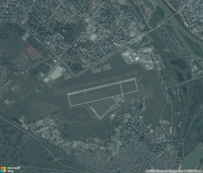Взлётно-посадочная полоса Omsk Tsentralny Airport