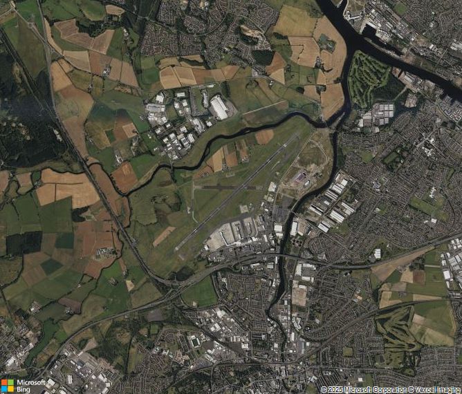 Взлётно-посадочная полоса Glasgow International Airport