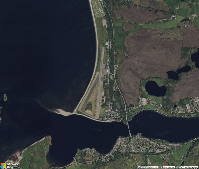 Взлётно-посадочная полоса North Connel Oban Airport