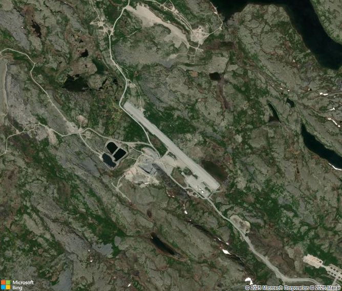 Взлётно-посадочная полоса Kangiqsualujjuaq Georges River Airport