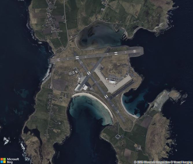 Взлётно-посадочная полоса Sumburgh Airport