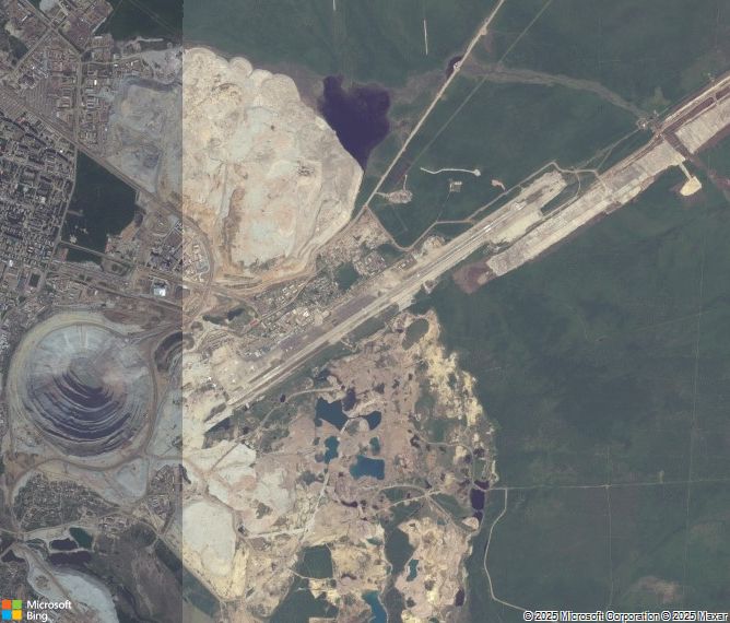 Взлётно-посадочная полоса Mirny Airport