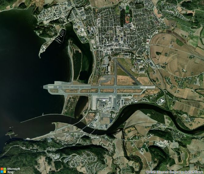 Взлётно-посадочная полоса Trondheim Vaernes Airport