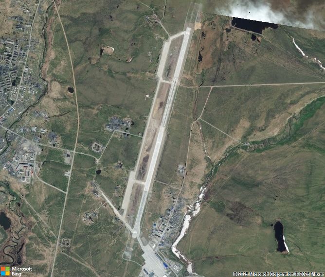Взлётно-посадочная полоса Anadyr Ugolny Airport