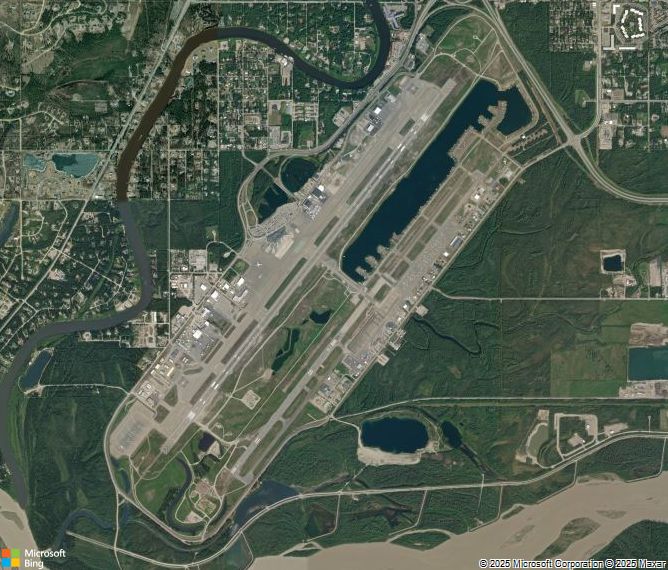 Взлётно-посадочная полоса Fairbanks International Airport