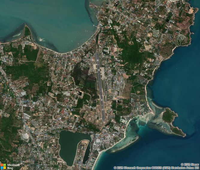 Взлётно-посадочная полоса Koh Samui Airport