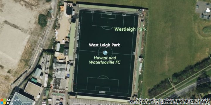An aerial photograph of Westleigh Park in , .