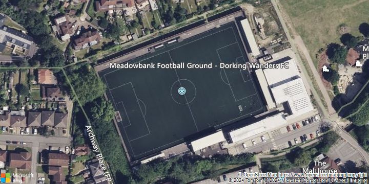 An aerial photograph of Meadowbank in , .
