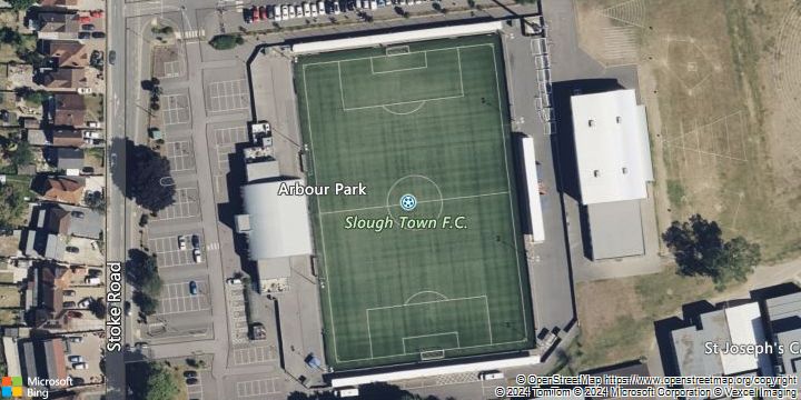 An aerial photograph of Arbour Park in , .