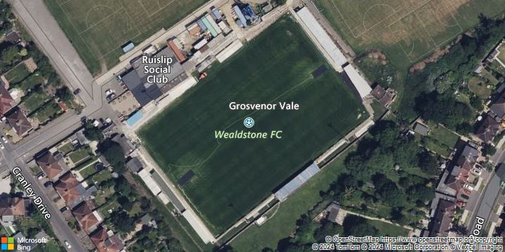 An aerial photograph of Grosvenor Vale in , .