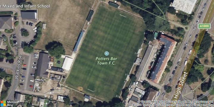 An aerial photograph of Parkfield in , .