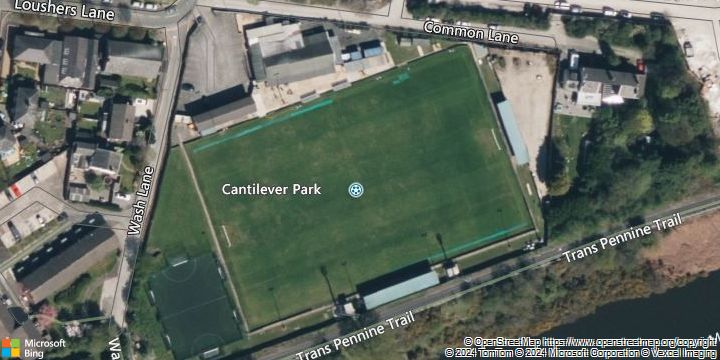 An aerial photograph of Cantilever Park in , .