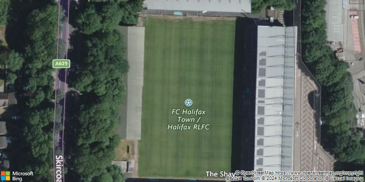 An aerial photograph of The Shay in , .