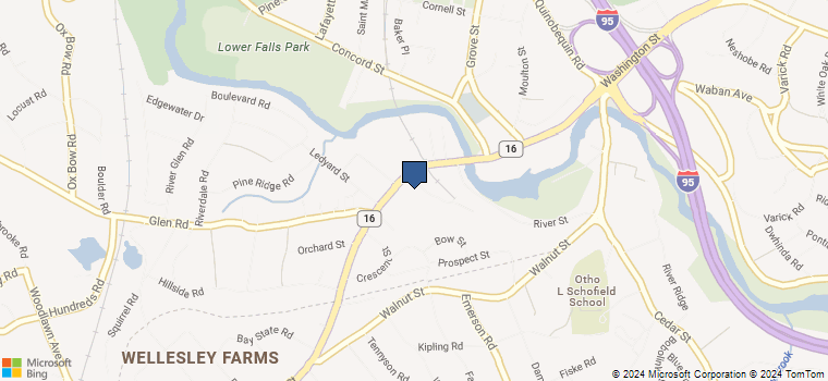 Map of TASBIA, 36 Washington St, Suite 170, Wellesley Hills, Massachusetts 02481, US