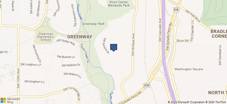 Map of 9450 SW Gemini Dr, PMB 36868, Beaverton, OR 97008-7105, US