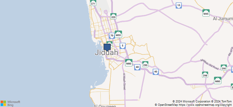 خريطة   Jeddah،   SA