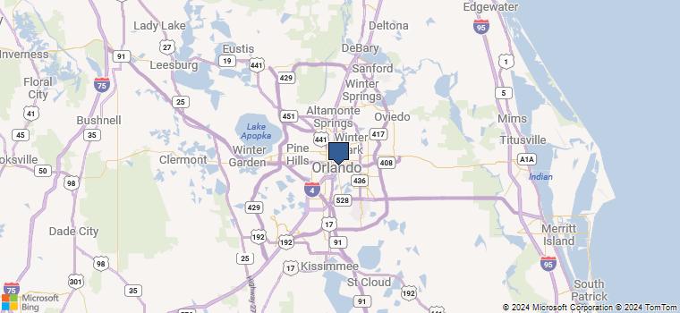 Map of  Orlando, FL  US