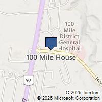 Map 100 Mile House, BC V0K2E0, Canada