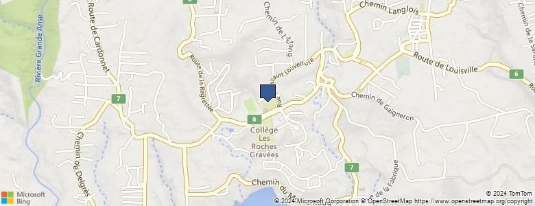 Localisation de Collège LES ROCHES GRAVEES - Cliquez pour voir l'itinéraire