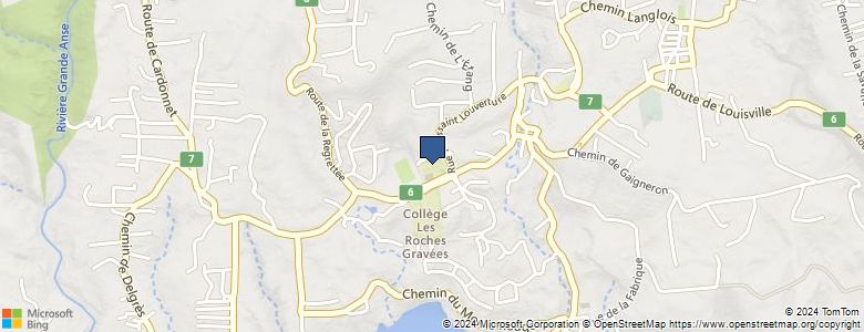 Localisation de Collège LES ROCHES GRAVEES - Cliquez pour voir l'itinéraire