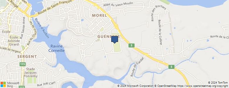Localisation de Collège GUENETTE  - Cliquez pour voir l'itinéraire