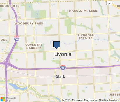 Livonia Mi Zip Code Map