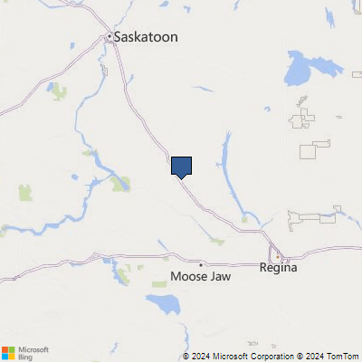 Location of Section 1-25-27-W2 near Craik SK (RM 252 Arm River)